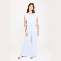 High Waisted Linen Pant
