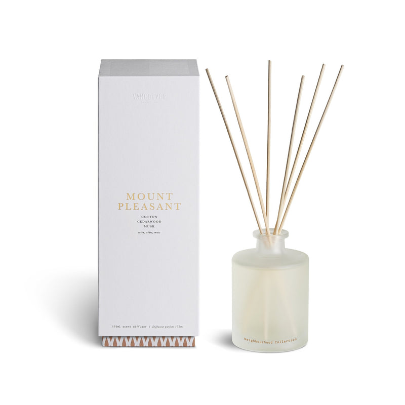 Mount Pleasant Diffuser -Vancouver candle company at Hickox Jewelers 