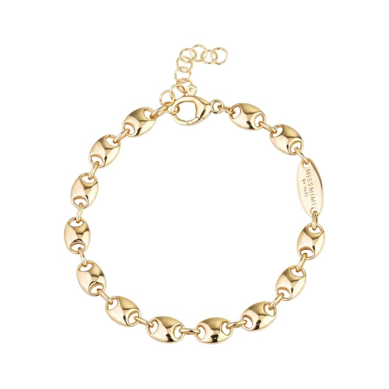 Miss Mimi Coffee Bean Bracelet Yellow