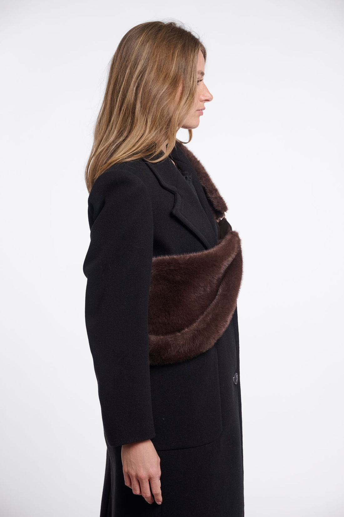 Nayla Fauz Fur Crossbody