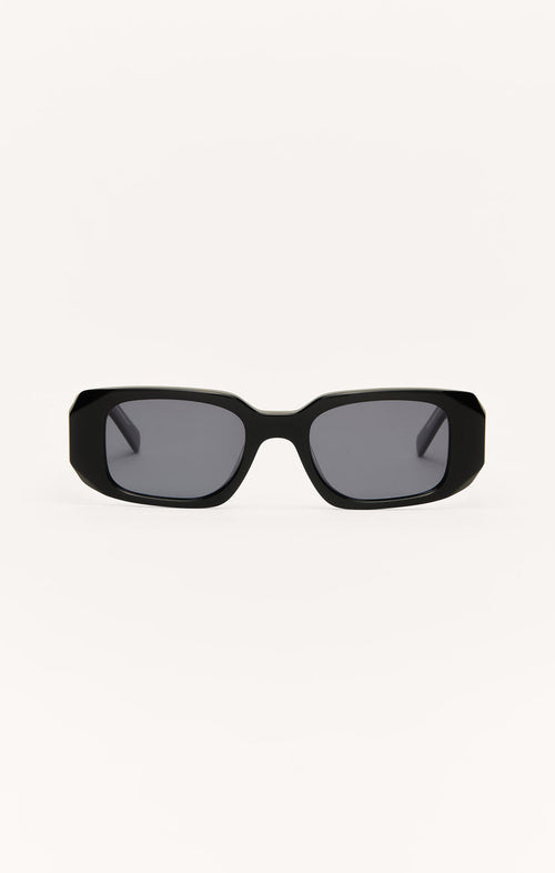 OFF DUTY - Narrow frame with a square Eye Shape and a grey polarized lens. Z SUPPLY SUNGLASSES  