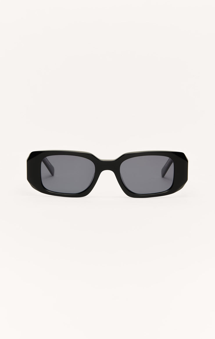 OFF DUTY - Narrow frame with a square Eye Shape and a grey polarized lens. Z SUPPLY SUNGLASSES  