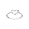 Open Heart Stackable Ring
