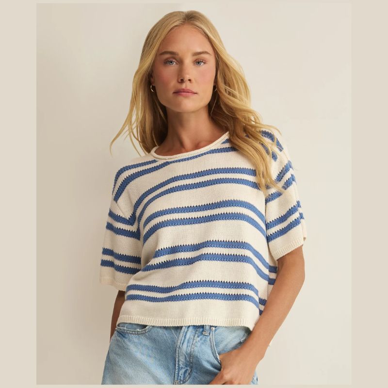 PRADO STRIPE SWEATER TEE