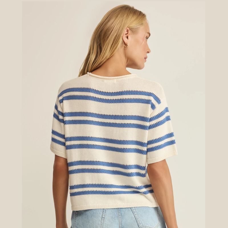 PRADO STRIPE SWEATER TEE