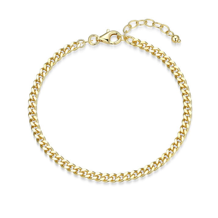 Flat Curb Chain Bracelet