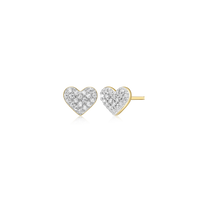 Heart Stud Earrings