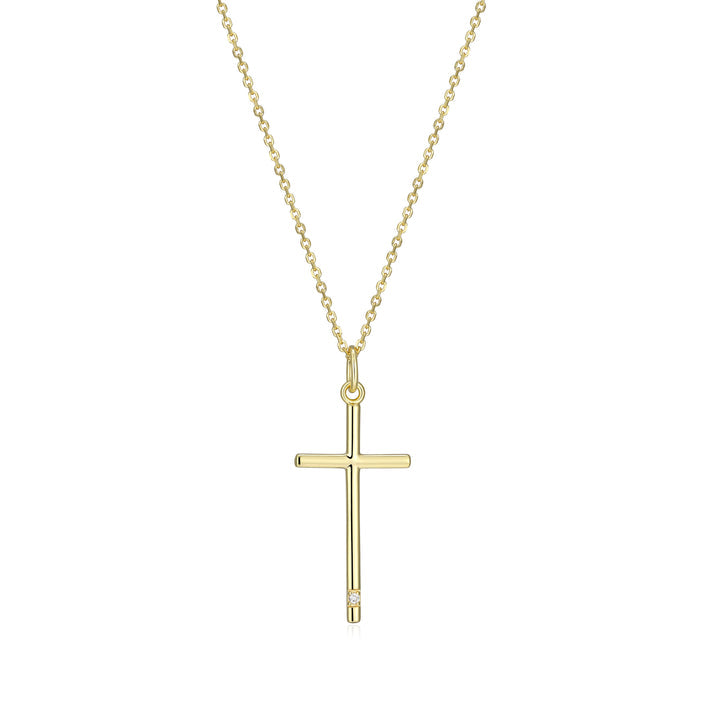 Minimalist Cross Pendant Necklace