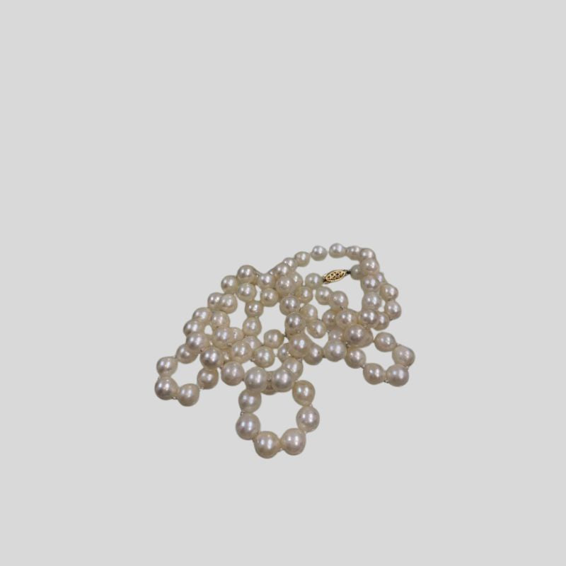 Strand of 8mm Cultured Pearls