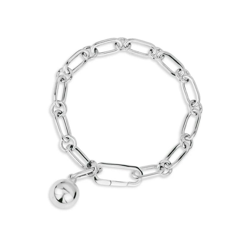 Tube Paperclip Ball Bracelet