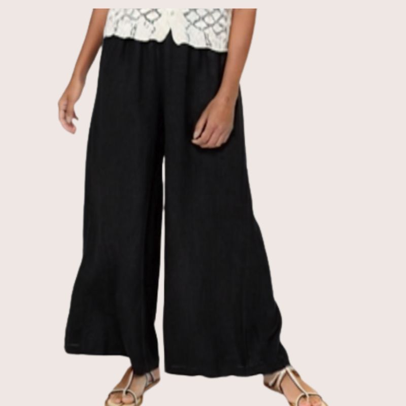 Wide Leg Linen Pant