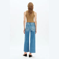 Zephyrine Mid Rise Wide Leg Jeans