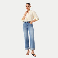 Zephyrine High Rise Wide Leg Jeans