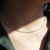Sterling Silver Box 03  Chain 1 mm