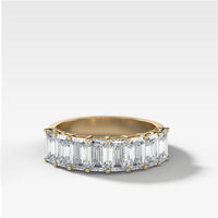 Lab Diamond Emerald Cut 3/4 Band