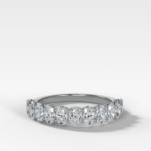 Lab Diamond Oval cut Diamonds  Shared Prong