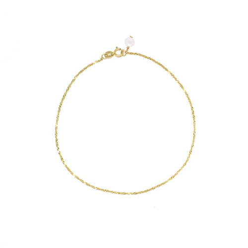 Poppy Finch 14K Gold Shimmer Chain Bracelet