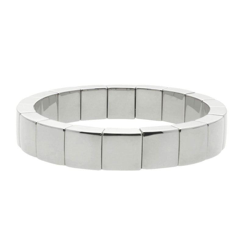 Square Aura Bracelet - 18k White Gold  / ceramic 