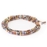 Multi-Coloured Cubic Zirconia Wrap Bracelet  Necklace