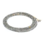 Labradorite Wrap Bracelet - Necklace