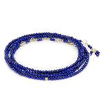 Lapis Wrap Bracelet  Necklace