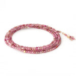 Multi Pink Ruby Wrap Bracelet  Necklace