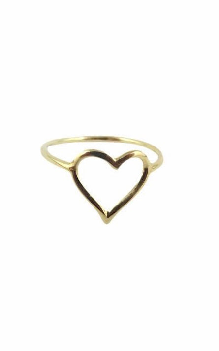 Heart of Gold Ring in 10k Yellow Gold - The Right Hand Gal 