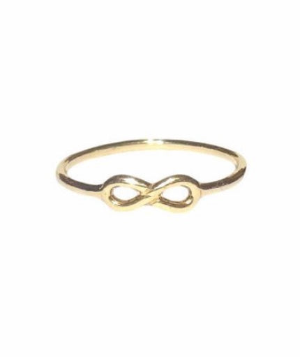 Infinity Ring in 10k Yellow old- The Right Hand Gal