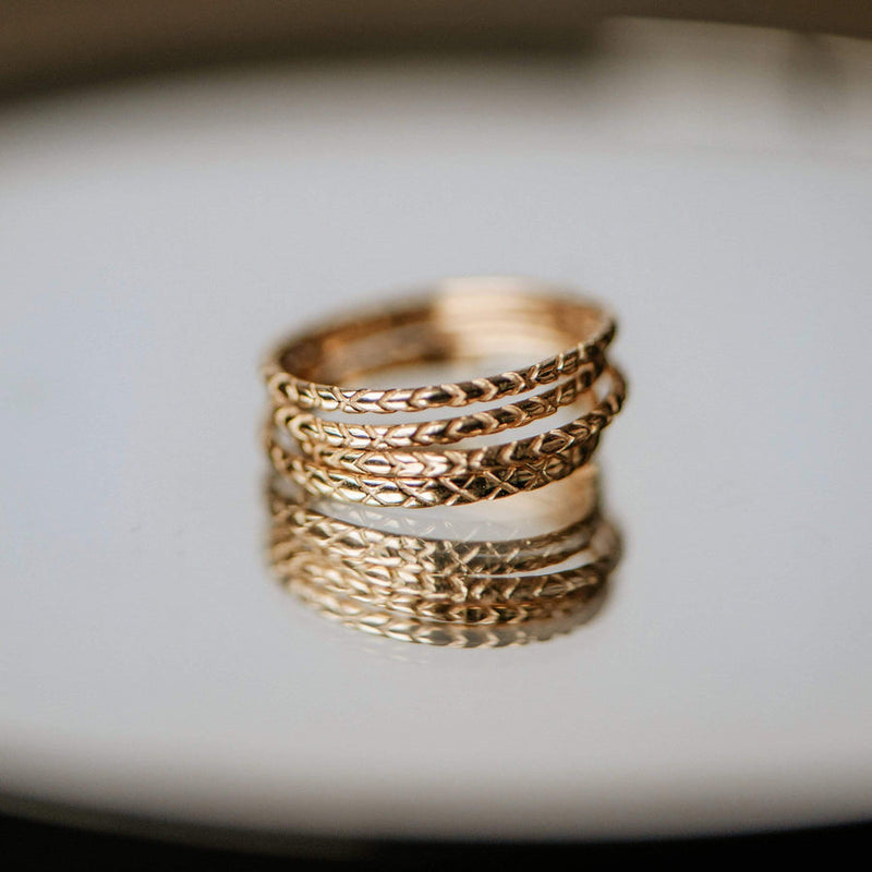 Revival Stacking Ring- photo of numerous revival rings 