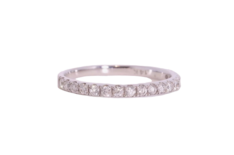 white gold diamond band 