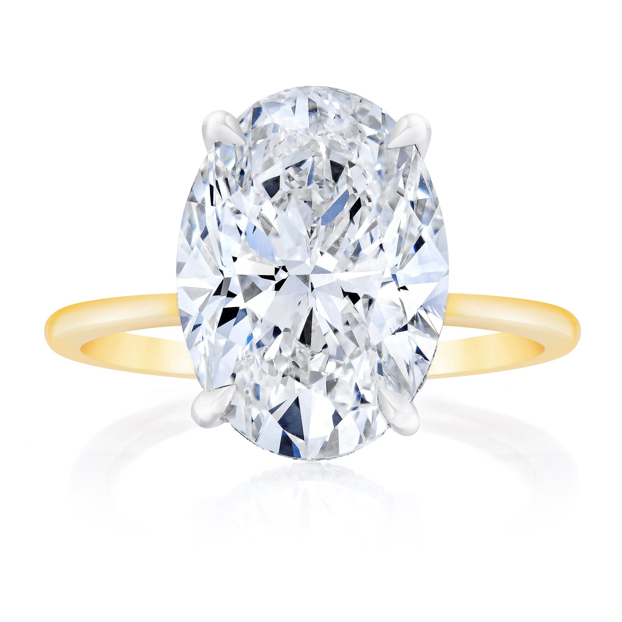 Oval Cut Diamond Solitaire Ring