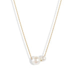 Poppy Finch Double Pearl Necklace