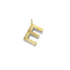 Lifestyle Studio - Fluted E Letter Pendant in 10K Yellow Gold   available at Hickox, Mississauga, Canada  