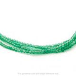 ANNE SPORTun ~ Gemstone Choker Necklace~ Green Onyx
