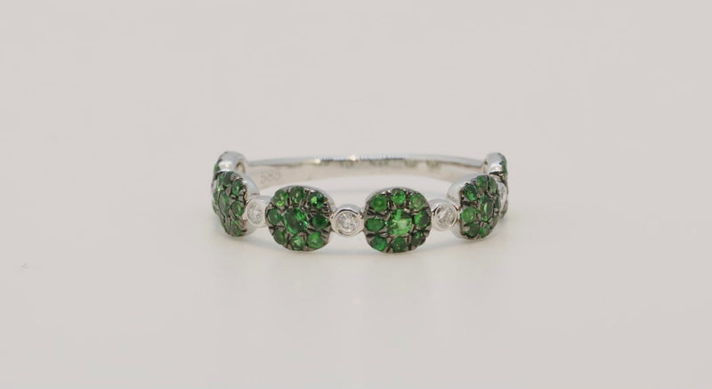 Green Garnets Beauty Ring