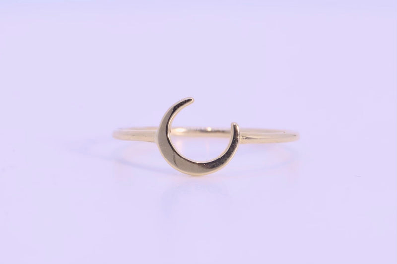 New Moon Gold Ring