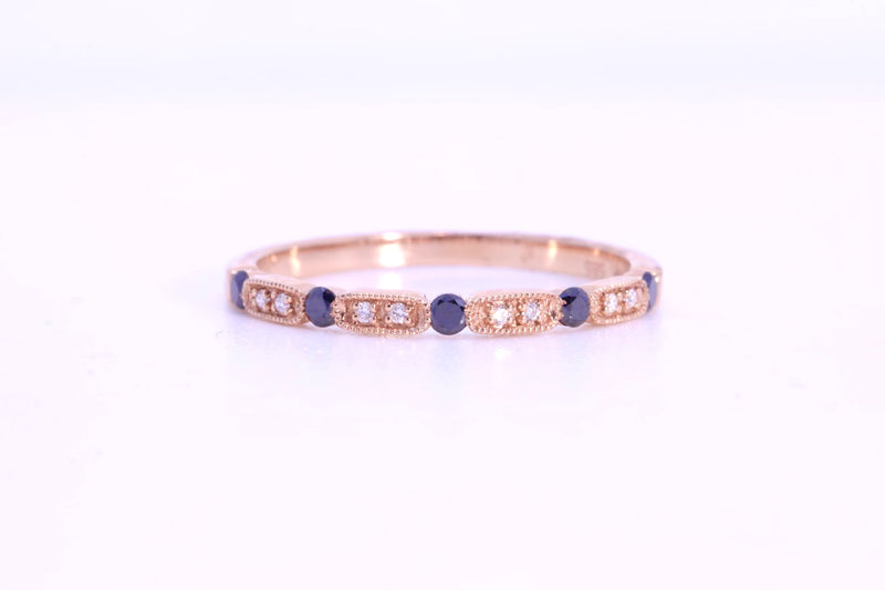 Rose Gold Diamond Stacker Ring