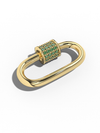 Lifestyle Studio Gold Carabiner  with Diamonds flat view 