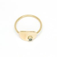 Oval Ruby Signet Ring