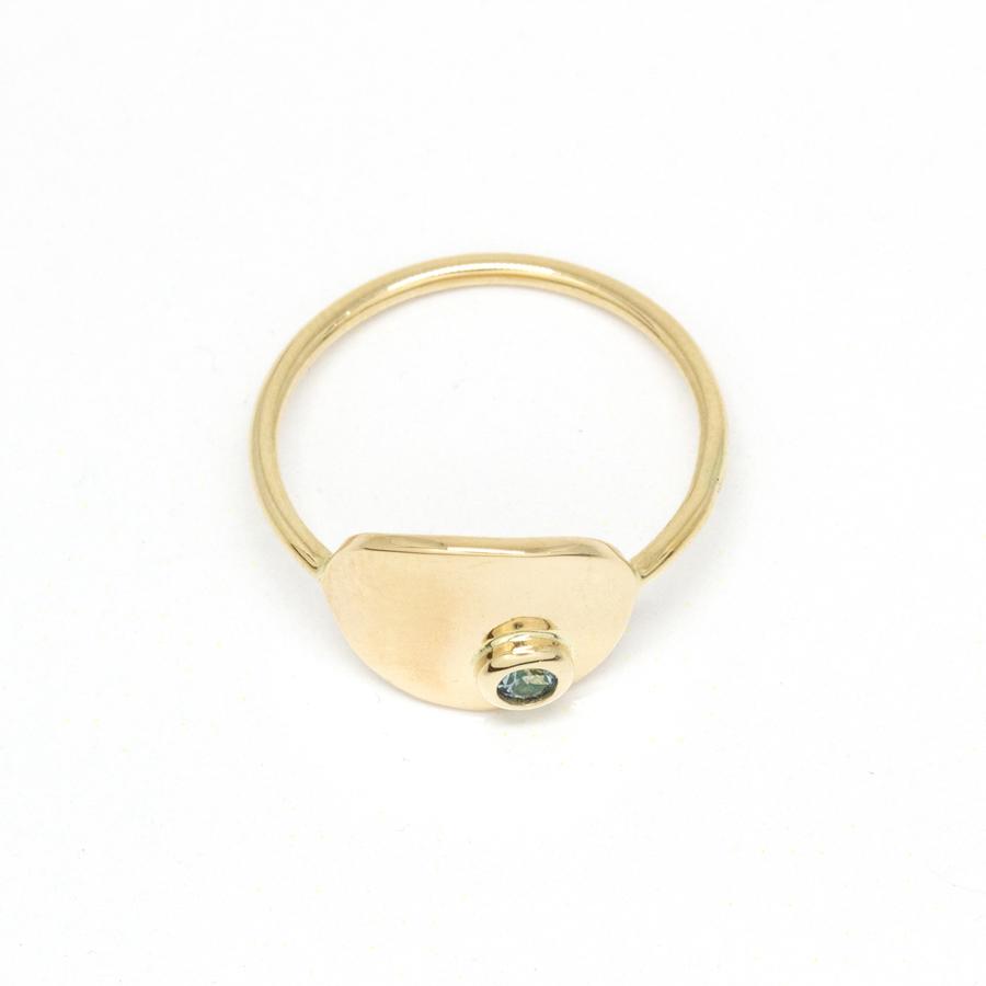Oval Ruby Signet Ring
