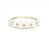 Pearl Shimmer Bead Ring