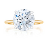 Round Cut Diamond Solitaire  Ring