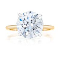 Round Cut Diamond Solitaire  Ring