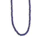 Zahava 16" Faceted Sapphire Beaded Necklace