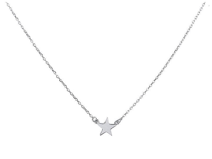 You're a Star Baby Necklace in White Gold- The Right Hand Gal  