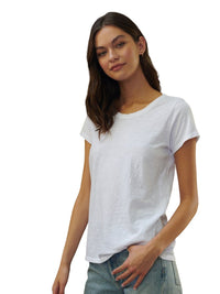 Tilly Original Slub Crew Neck Tee in White