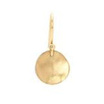 Petite Gold Round Disc Earrings