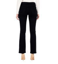 Lily Jean by Fidelity Denim- Noir with Rose gold hardware - Back view 