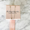 The Meghan Mini Initial Necklace in White Gold with  5 Initials - The Right Hand Gal 