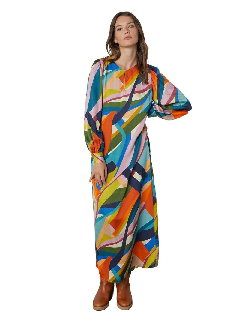 Velvet By Graham and Spencer -Nyomi Picasso Printed Dress – Hickox